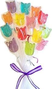 tulipanes de caramelo