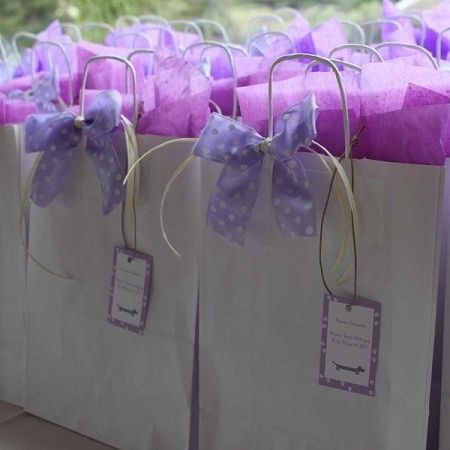 Bolsas-regalo para las damas de honor?