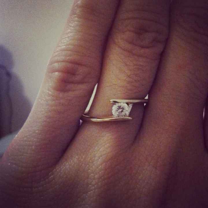 Mi anillo de compromiso!!