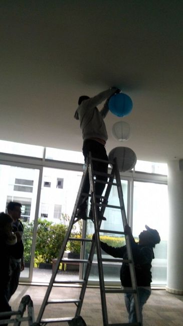 Pegando esferas