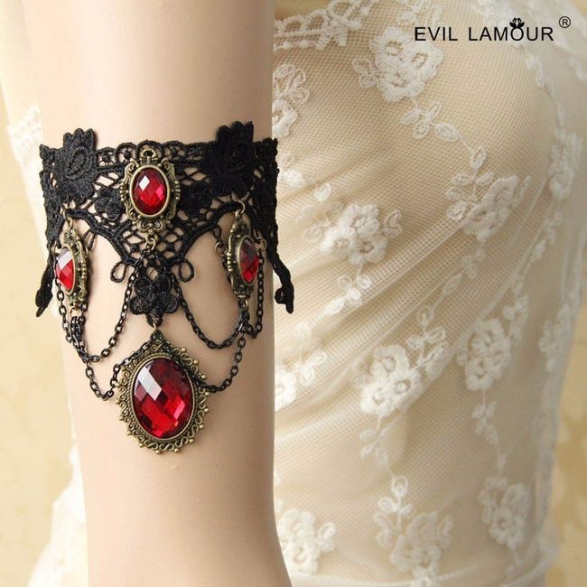 accesorio brazo novia gotica