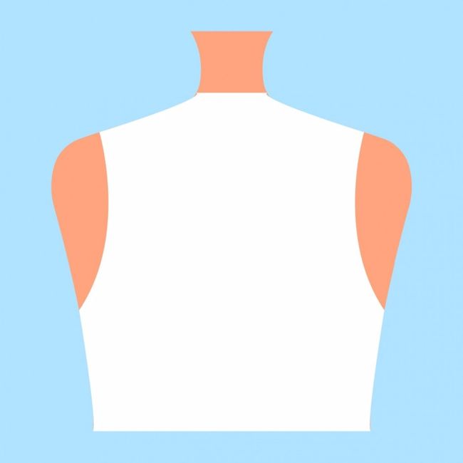 5. Escote alto