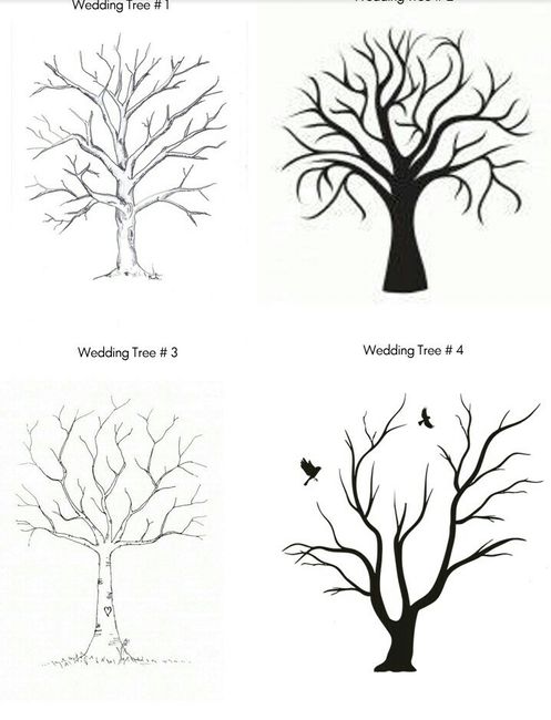 árbol de huellas diy - 1