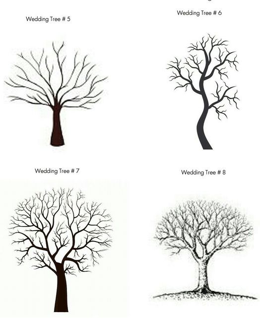 árbol de huellas diy - 2