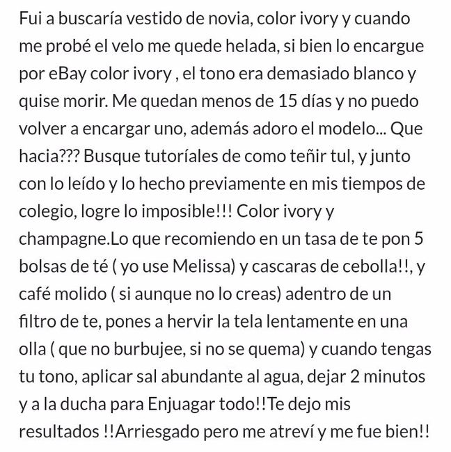 teñir velo