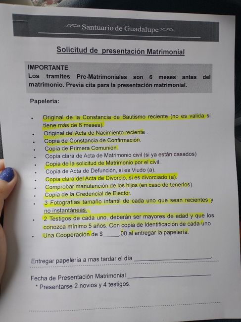 Tramites religiosos 1