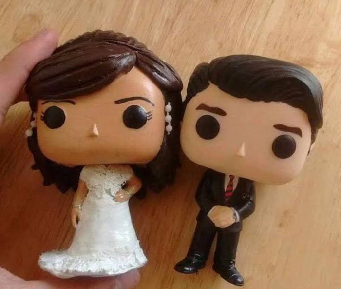 Play Mobil para el pastel de boda 2