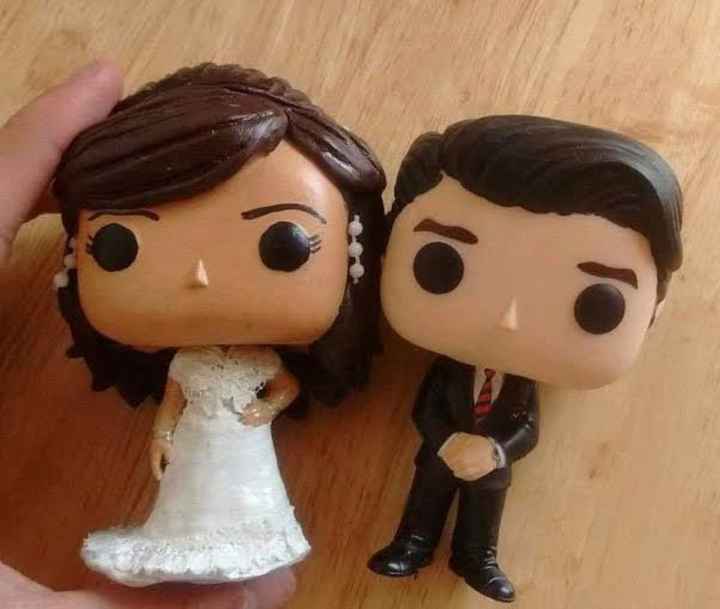 Play Mobil para el pastel de boda - 1