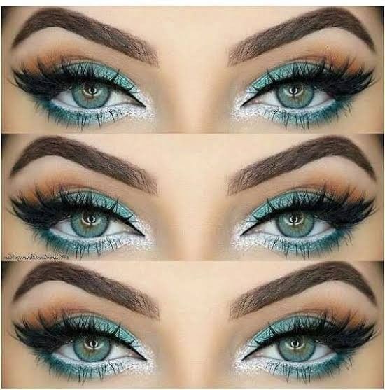 Colores:  Ojos en Verde 3