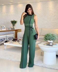 Colores Jumpsuit para boda civil Green Fashion 3