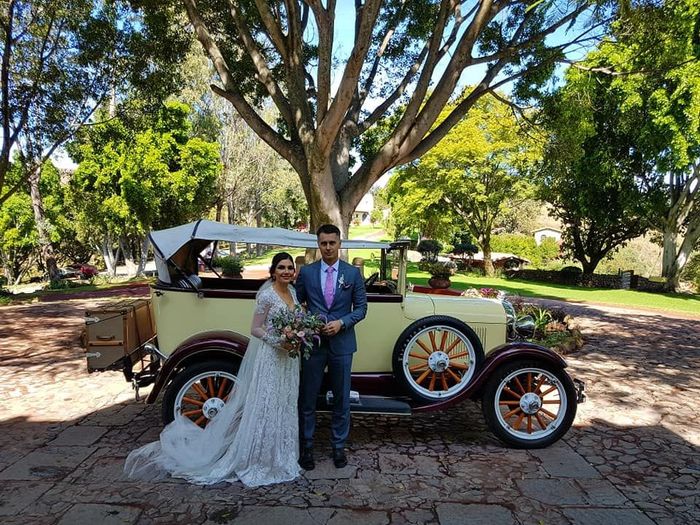 Colores Auto clásico para boda en verdes y más 3