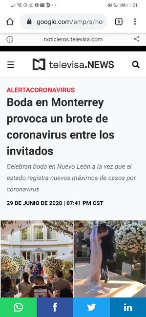 Bodas en tiempo de coronavirus 1