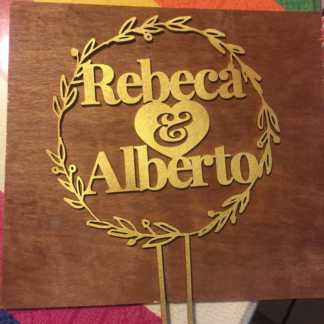 Alcancía, cake topper, libro de firmas y cajas de madera 5