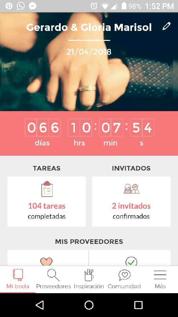 ¡Escribe los días que faltan para tu boda! - 1