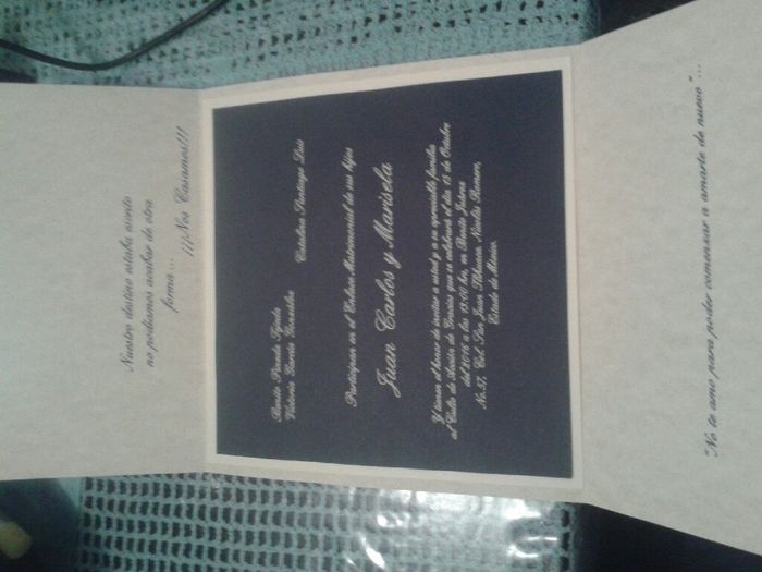 Finalmente las invitaciones las hicieron como quisieron :/ - 4