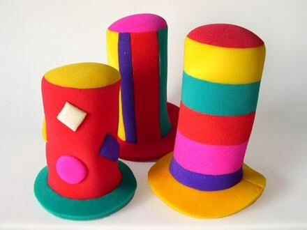 Sombreros de hule espuma
