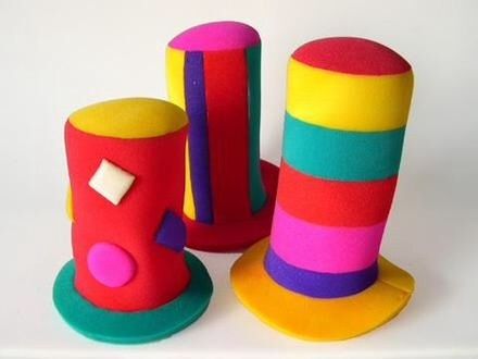 Sombreros de hule espuma