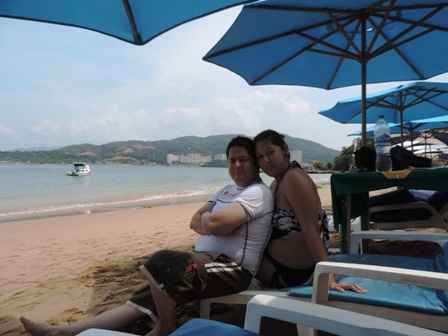 En la isla de ixtapa