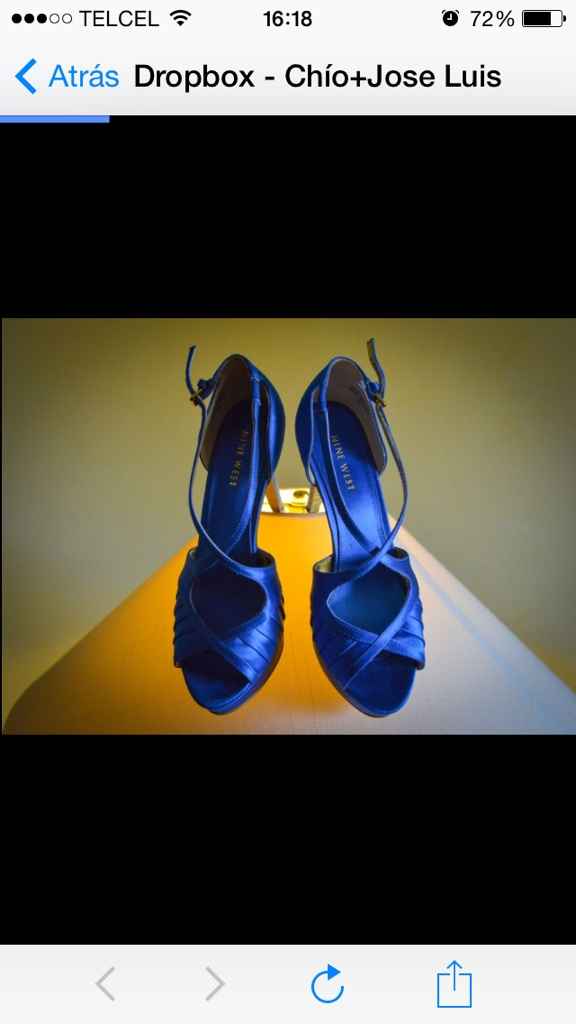 Zapatos de color azul !! :-o - 1