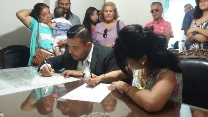 Mi boda civil.... "señora de garcía" ♡ - 2