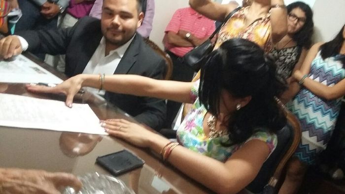 Mi boda civil.... "señora de garcía" ♡ - 3