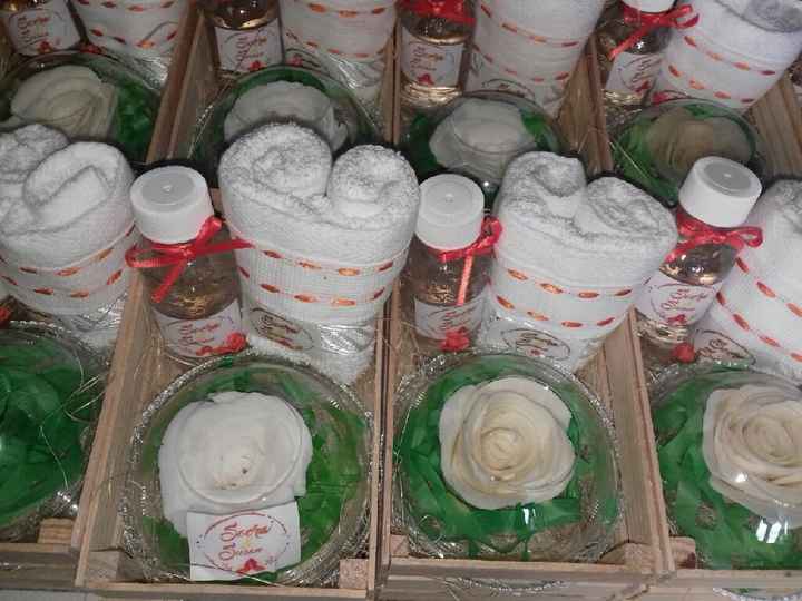 Un lindo regalo de una gran amiga: set para baño - 1