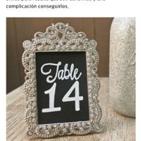 NÚmeros para mesa - 1