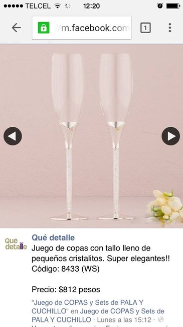 Copas con swarovski - 1