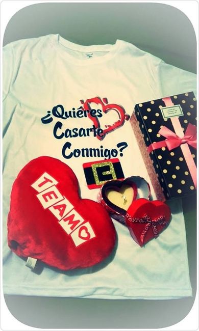 Y le conteste: "SI acepto!!!