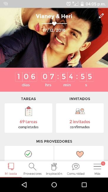 A cuantos días de estan para el gran día ? - 1