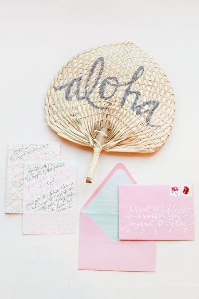 Abanicos para bodas en verano!!