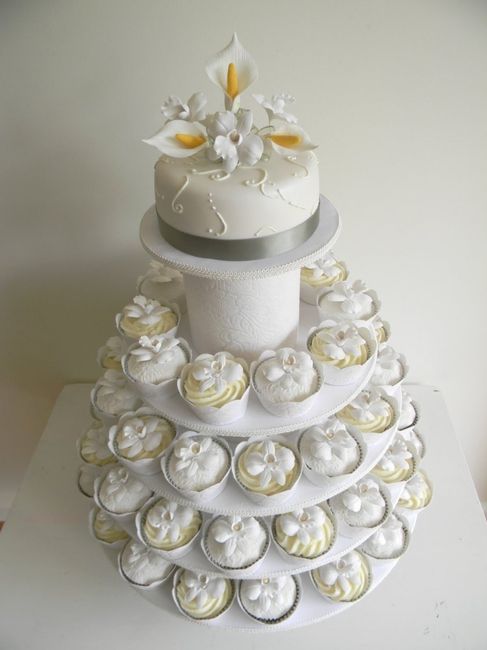 Pasteles casamiento con cupcakes!