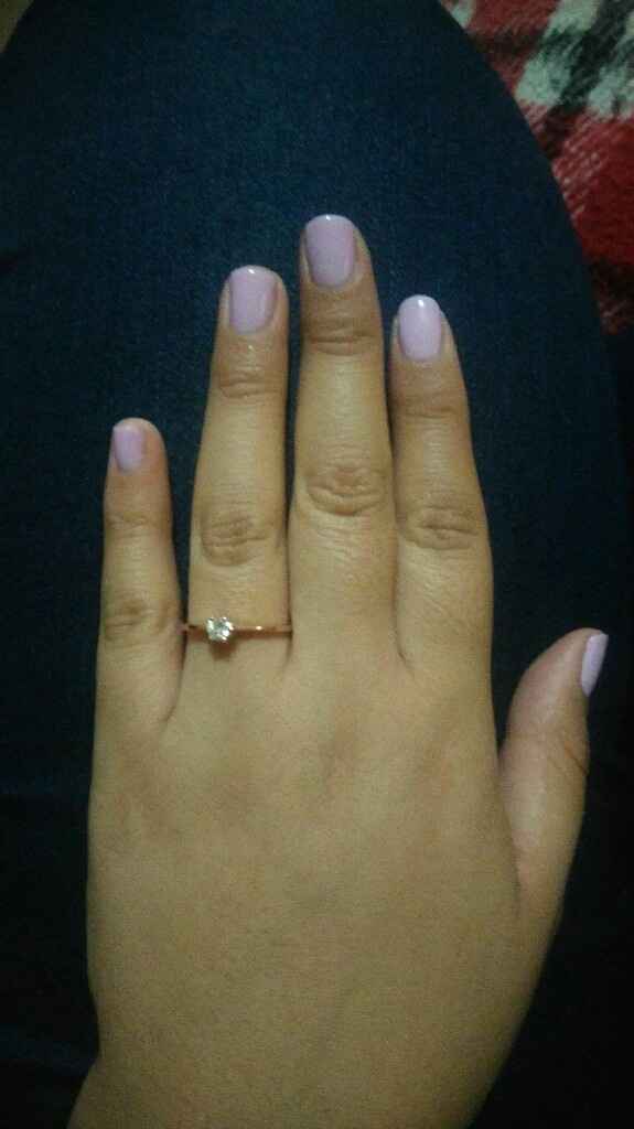 Nuestros anillos de compromiso - 1