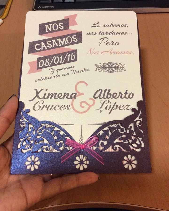 nuevamente la vista de la invitacion