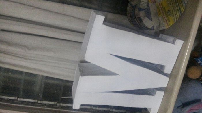 Mis letras block para mesa principal - 8