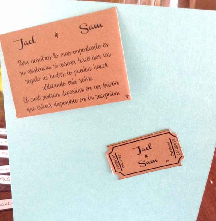 Avances a 40 días. las invitaciones - 2