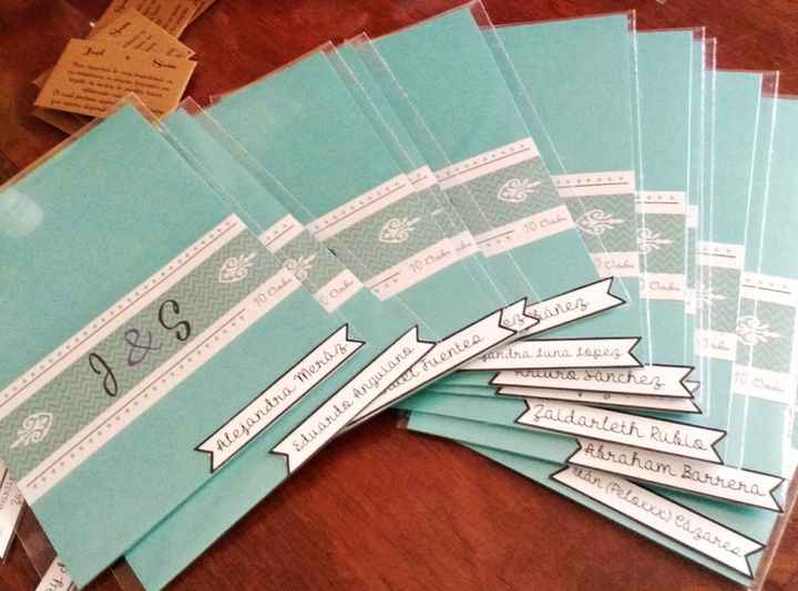 Avances a 40 días. las invitaciones - 3