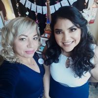 Foto con mi tia