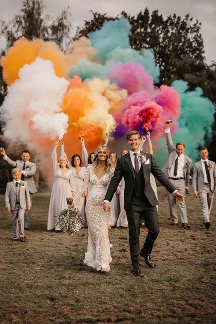 ¿Humo para celebrar? ¡en colores pastel! - 1