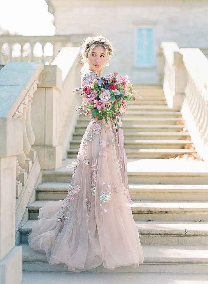 Novia alternativa - colores pastel - 2