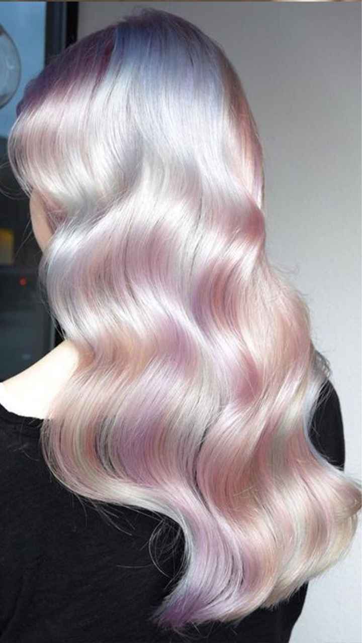 Novia alternativa - cabello de colores pastel - 2