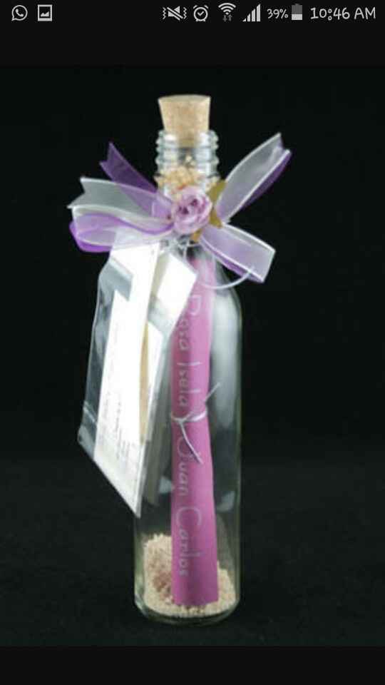 Invitaciones en botella para boda en playa - 2