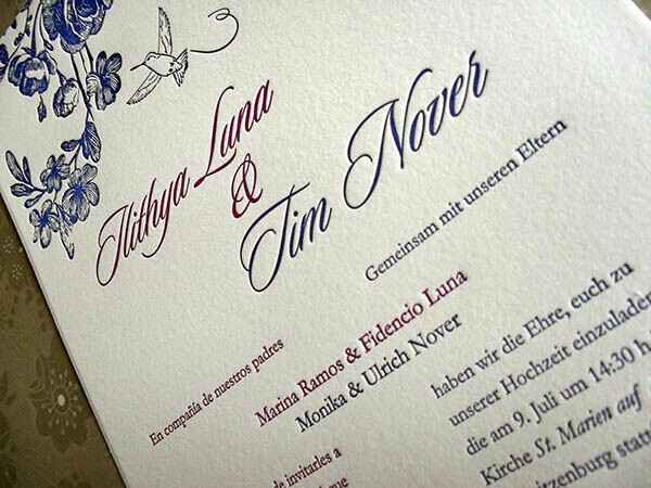 Idioma de las invitaciones - 1