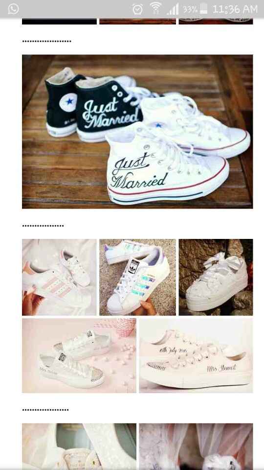 Tendencia en tennis para novia!!! - 1