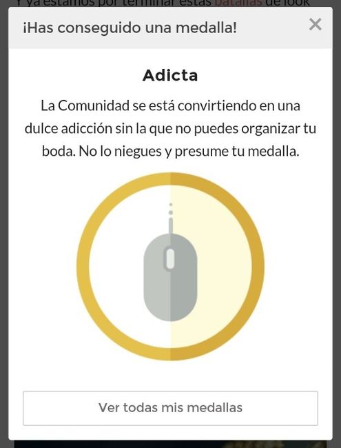 Medalla de Novia Adicta 