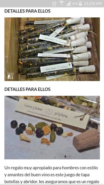 ¿Qué regalarles a los invitados hombres? - 2