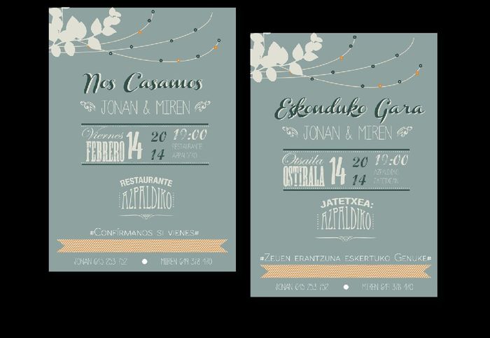 Idioma de las invitaciones - 4