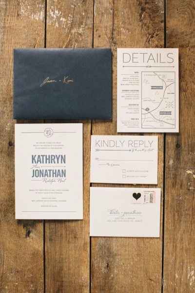 Invitación para Boda Rústica 