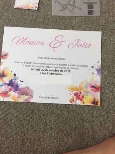 interior de la invitación