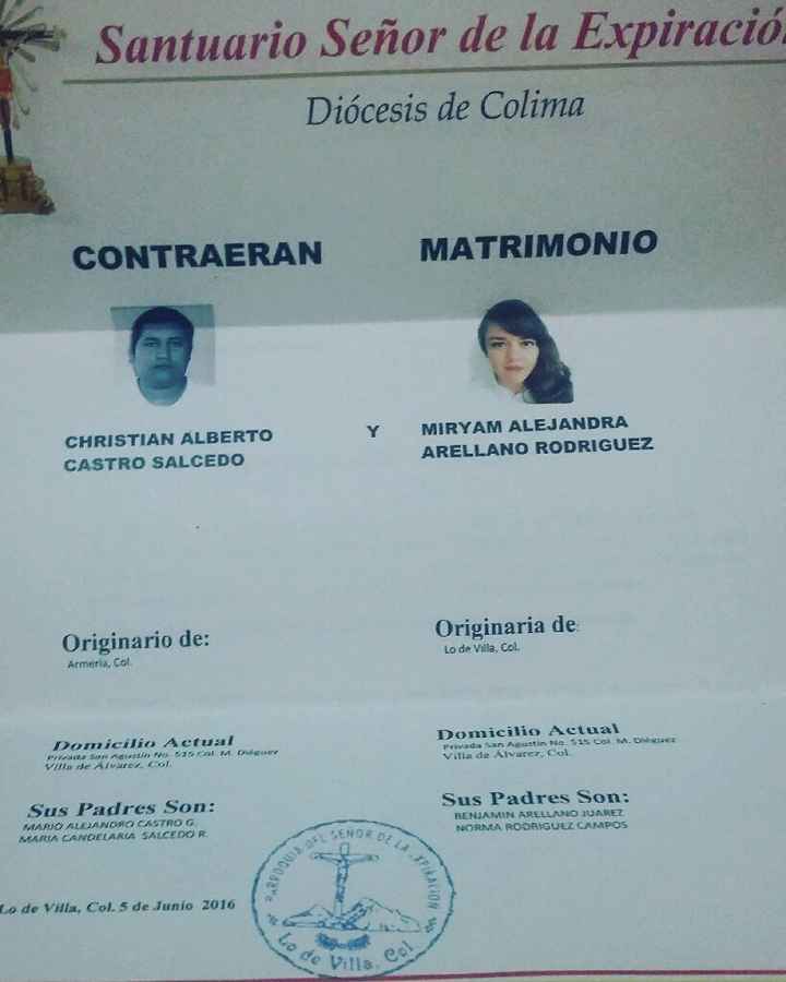 Comienzan las amonestaciones...!! - 1